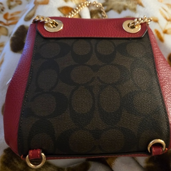 Coach Convertible Mini Backpack In Signature Canvas - Picture 6 of 8